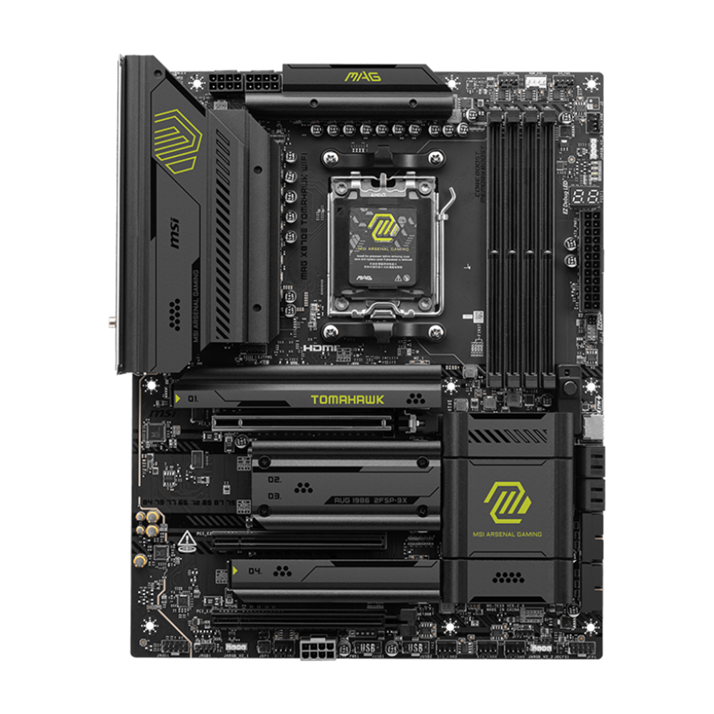 MSI MAG X870E TOMAHAWK WIFI DDR5 Motherboard - Black