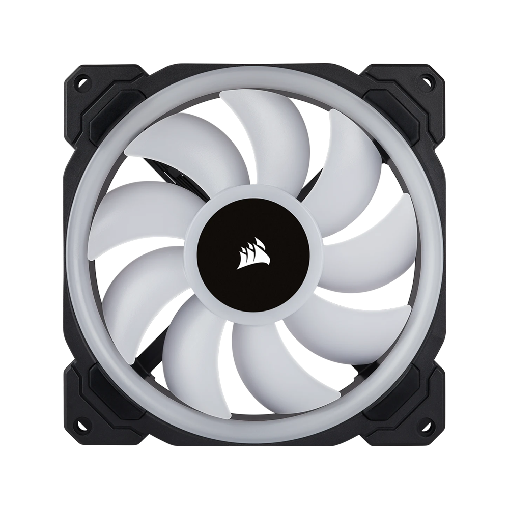 CORSAIR LL140 RGB 140mm Dual Light Loop RGB LED Single Case Fan - Black