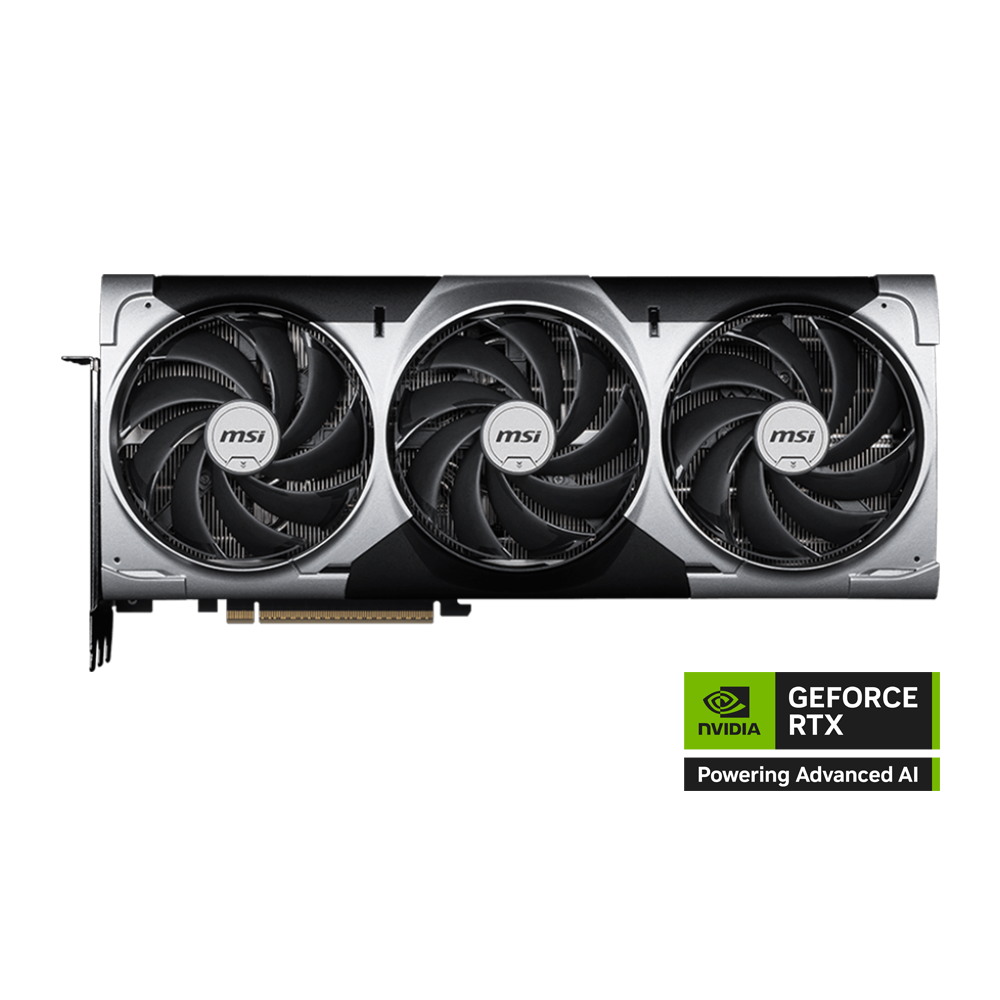 MSI GeForce RTX 5090 32GB VENTUS 3X OC Graphic Card - Black