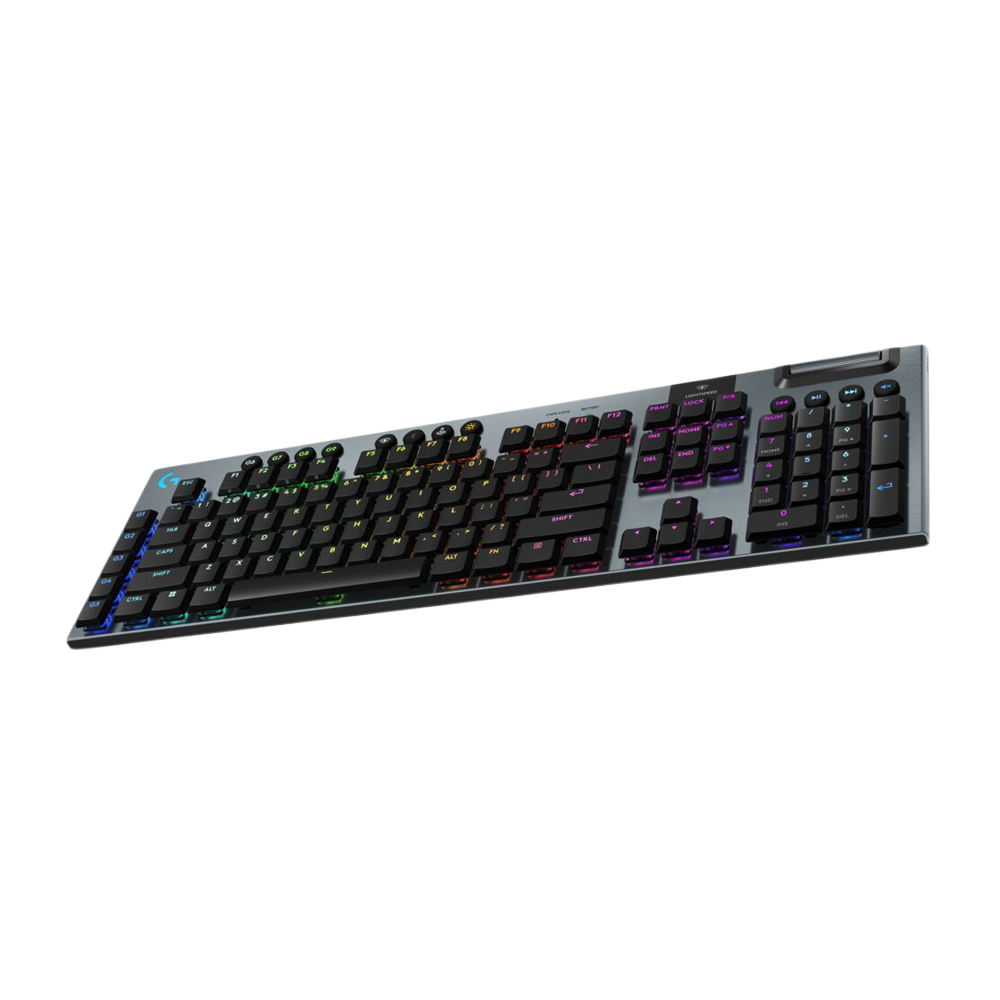 LOGITECH G915 X LIGHTSPEED TACTILE Low Profile RGB Wireless Gaming Keyboard - Black