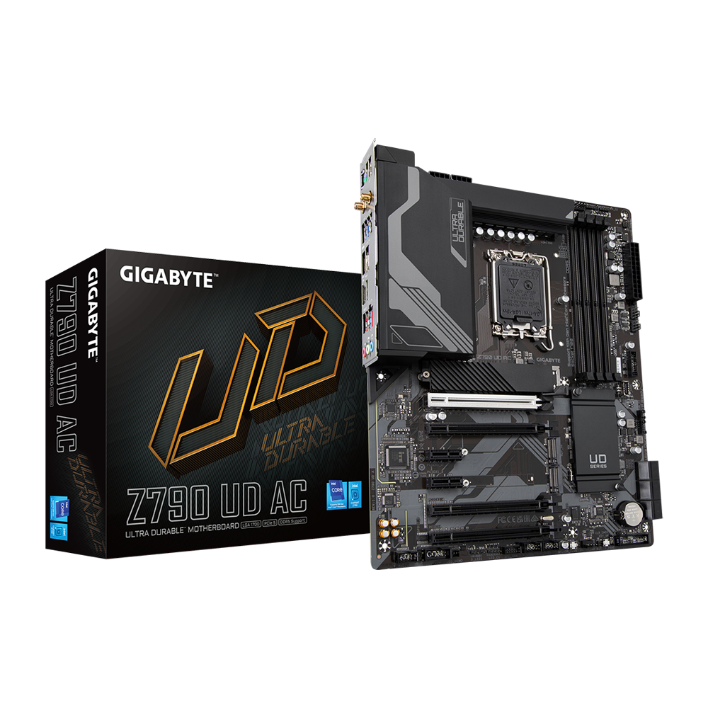 GIGABYTE Z790 UD AC 1.2 DDR5 ATX Motherboard - Black