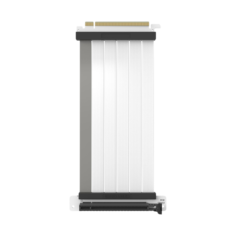 COOLER MASTER RISER CABLE PCIE 4.0 X16 - 300MM V2 Master Accessory - White