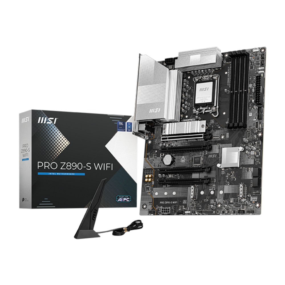 MSI PRO Z890-S WIFI DDR5 Motherboard - Black