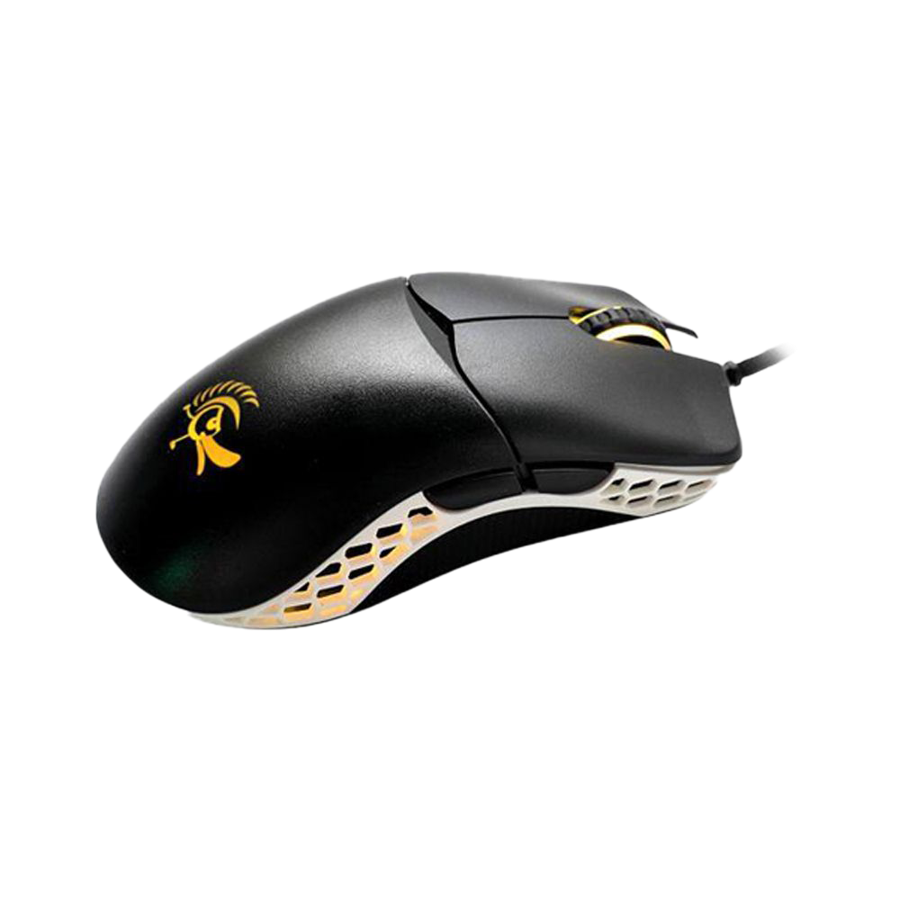 DUCKY FEATHER RGB Wired Kailh Switch Gaming Mouse - Black/White