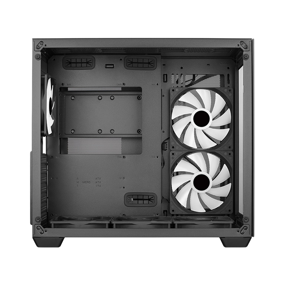 AEROCOOL DRYFT V2 ARGB Fan x 6 Mid Tower Case - Black