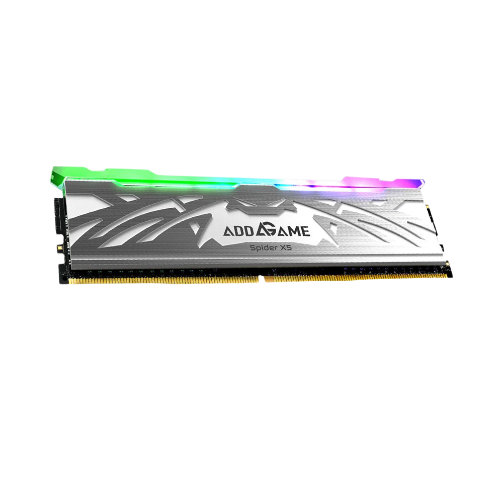 Addlink16GB(32GB Kit) DDR5 6000MT/s CL38 RGB Unbuffered DIMM 288Pin With Heatsink (Silver)