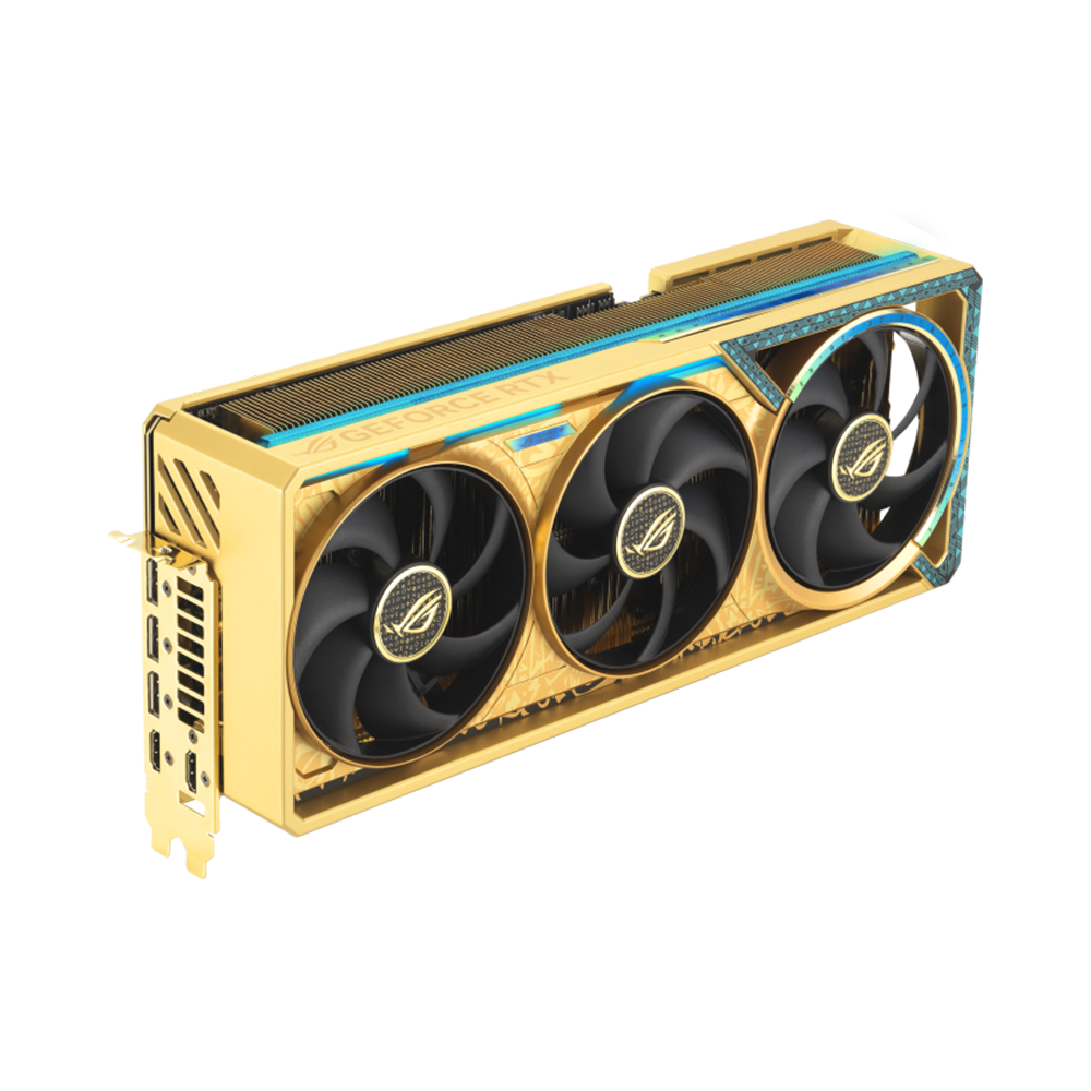 ASUS ROG ASTRAL GeForce RTX 5080 OC 16GB Dhahab Edition Graphics Card - Gold