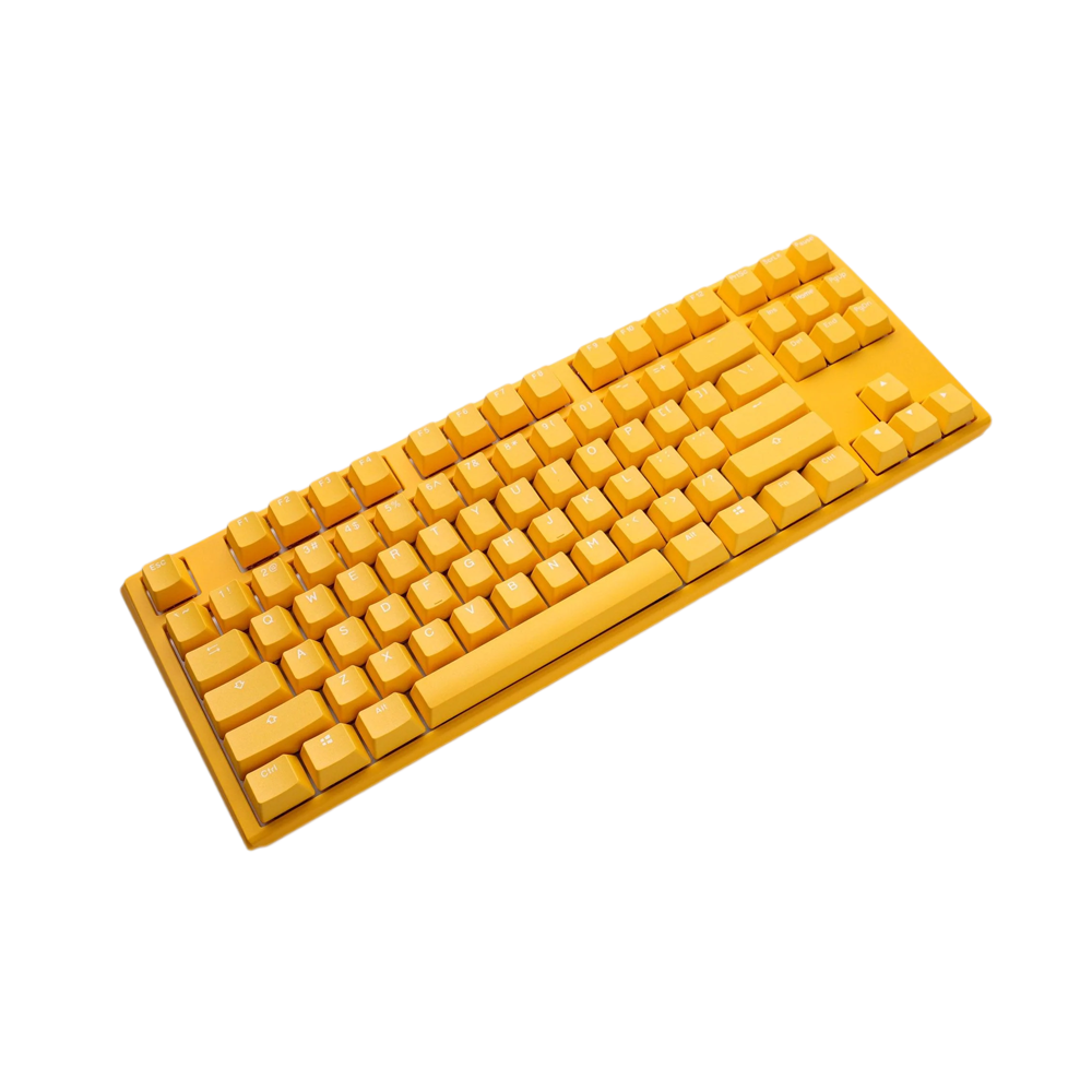 DUCKY ONE 3 YELLOW HOT SWAP Wired RGB Mechanical Gaming Keyboard Cherry MX Blue Switches