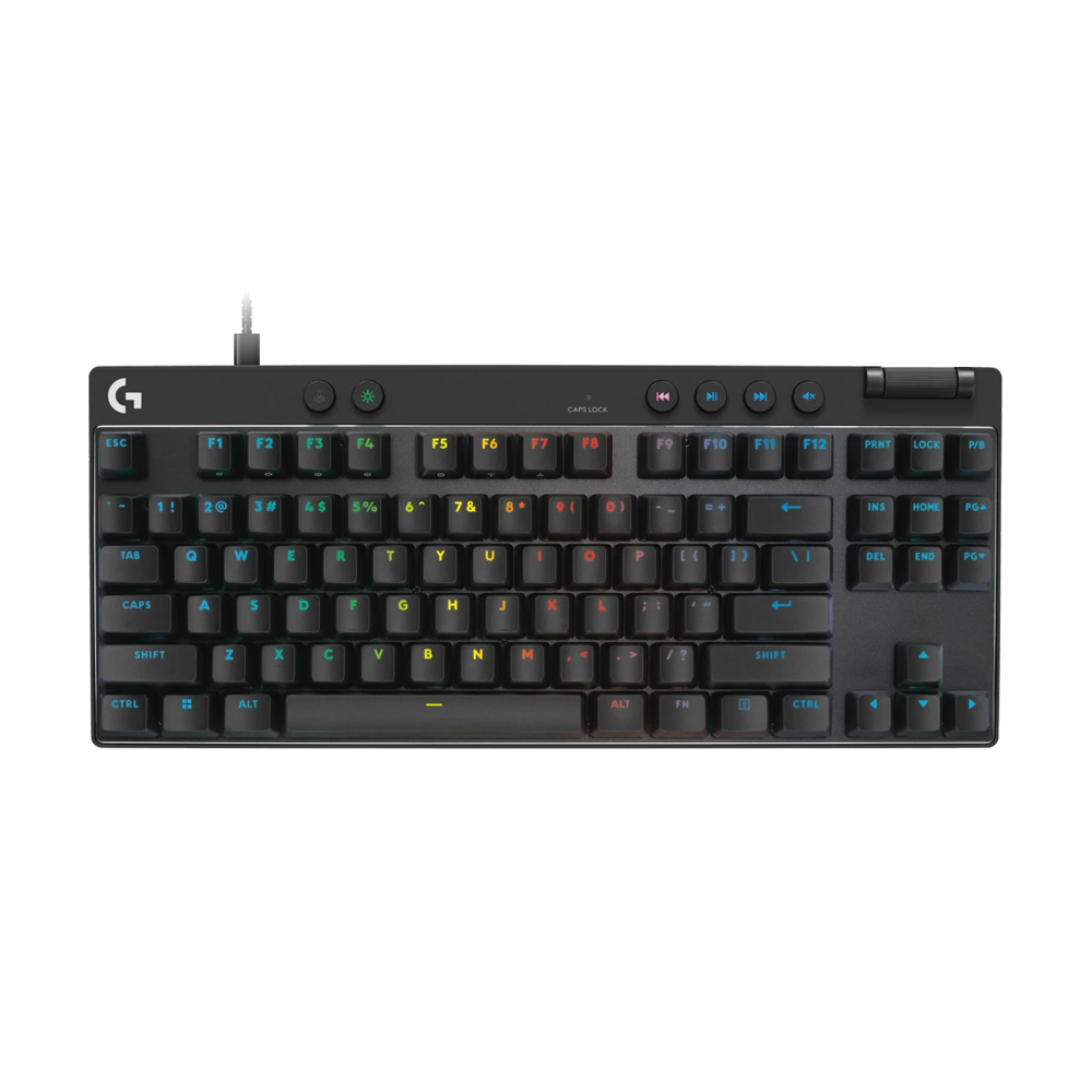 LOGITECH PRO X TKL RAPID Wired Gaming Keyboard - Black