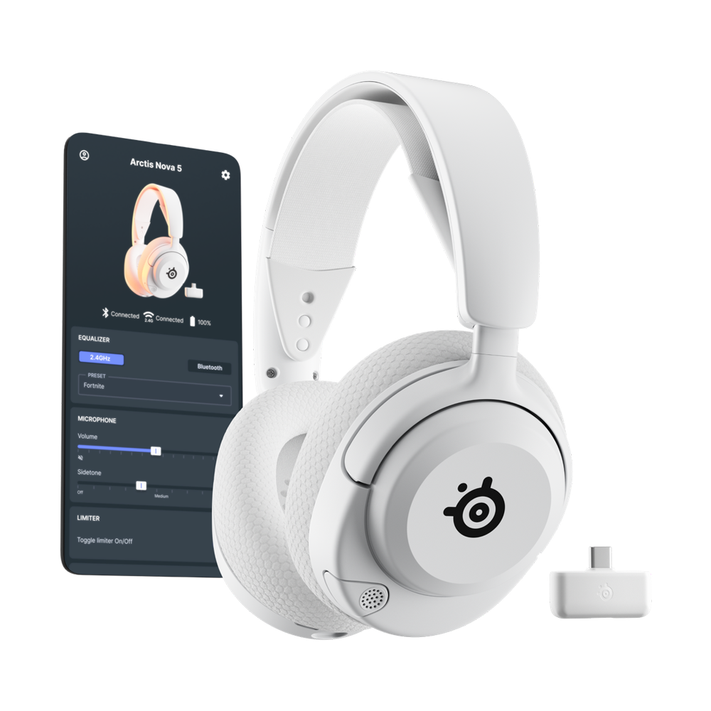 STEELSERIES ARCTIS Nova 5 Wireless Gaming Headset - White