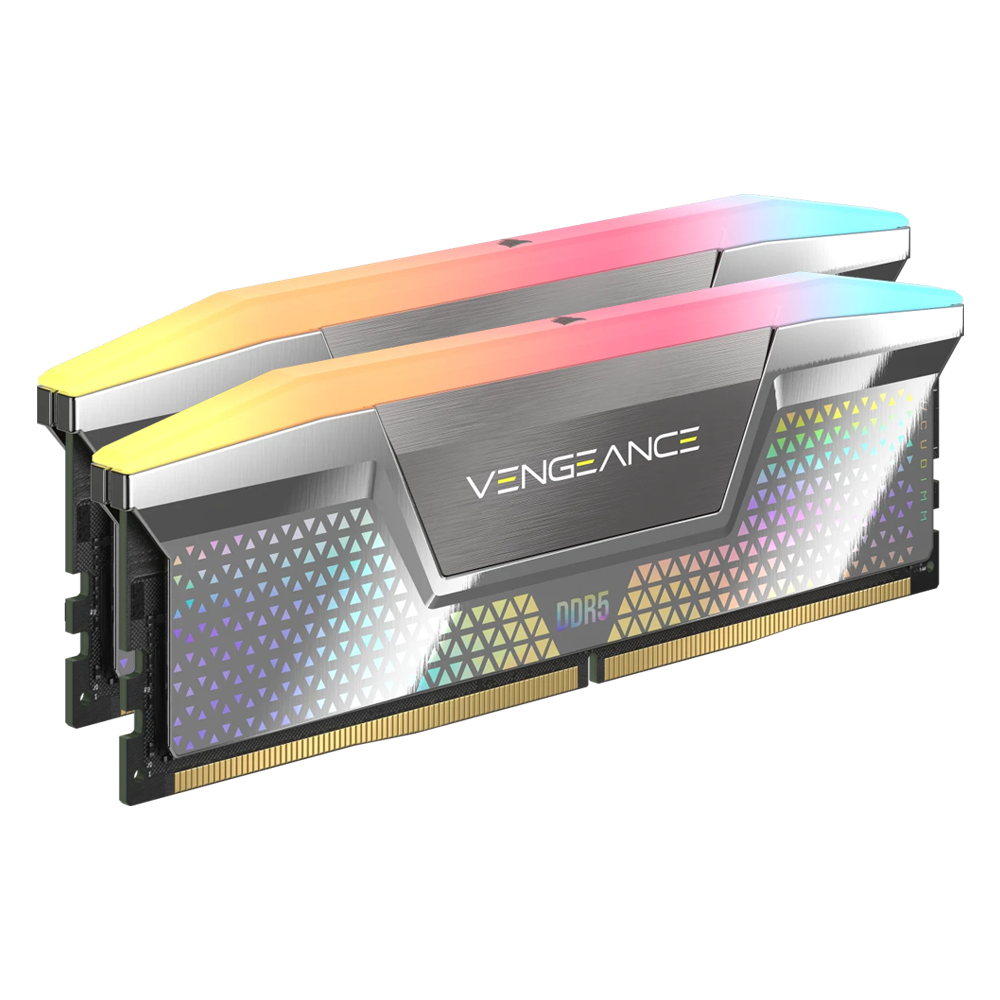 CORSAIR VENGEANCE RGB 48GB (2x24GB) DDR5 CUDIMM 8400MT/s CL40 Memory Kit - Black