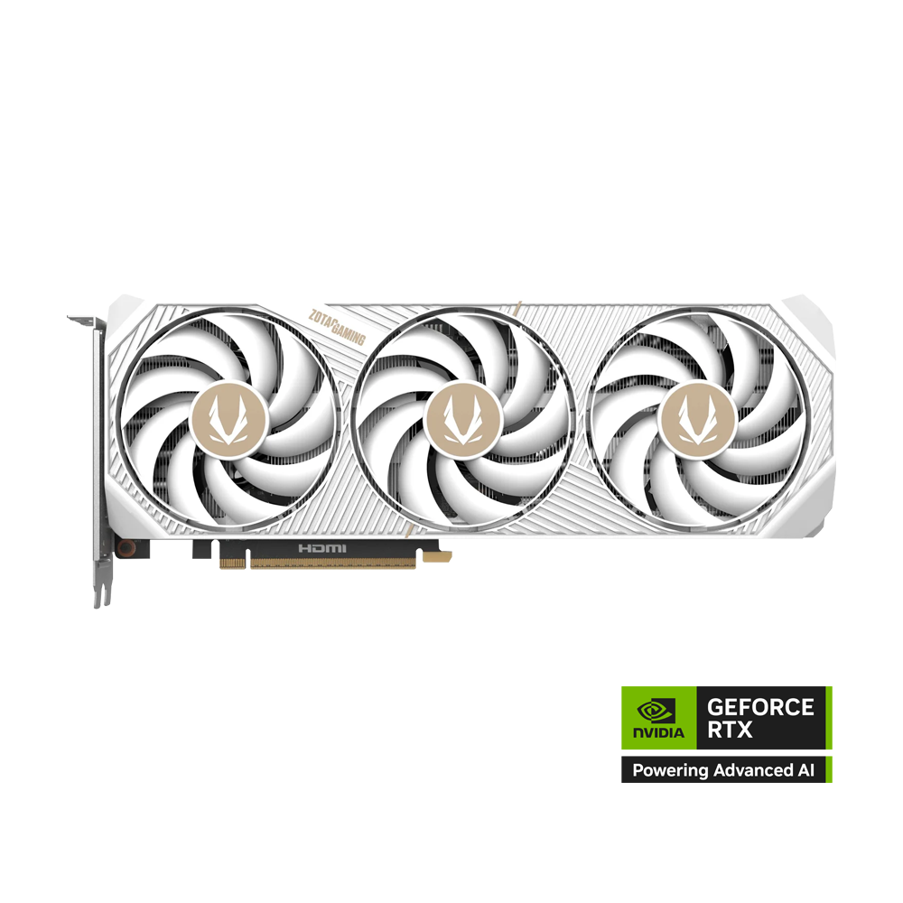 ZOTAC GAMING Nvidia GeForce RTX 5070 AMP 12GB Graphics Card - White