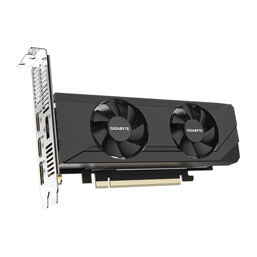 GIGABYTE GeForce RTX 3050 OC Low Profile 6GB Graphic Card - Black