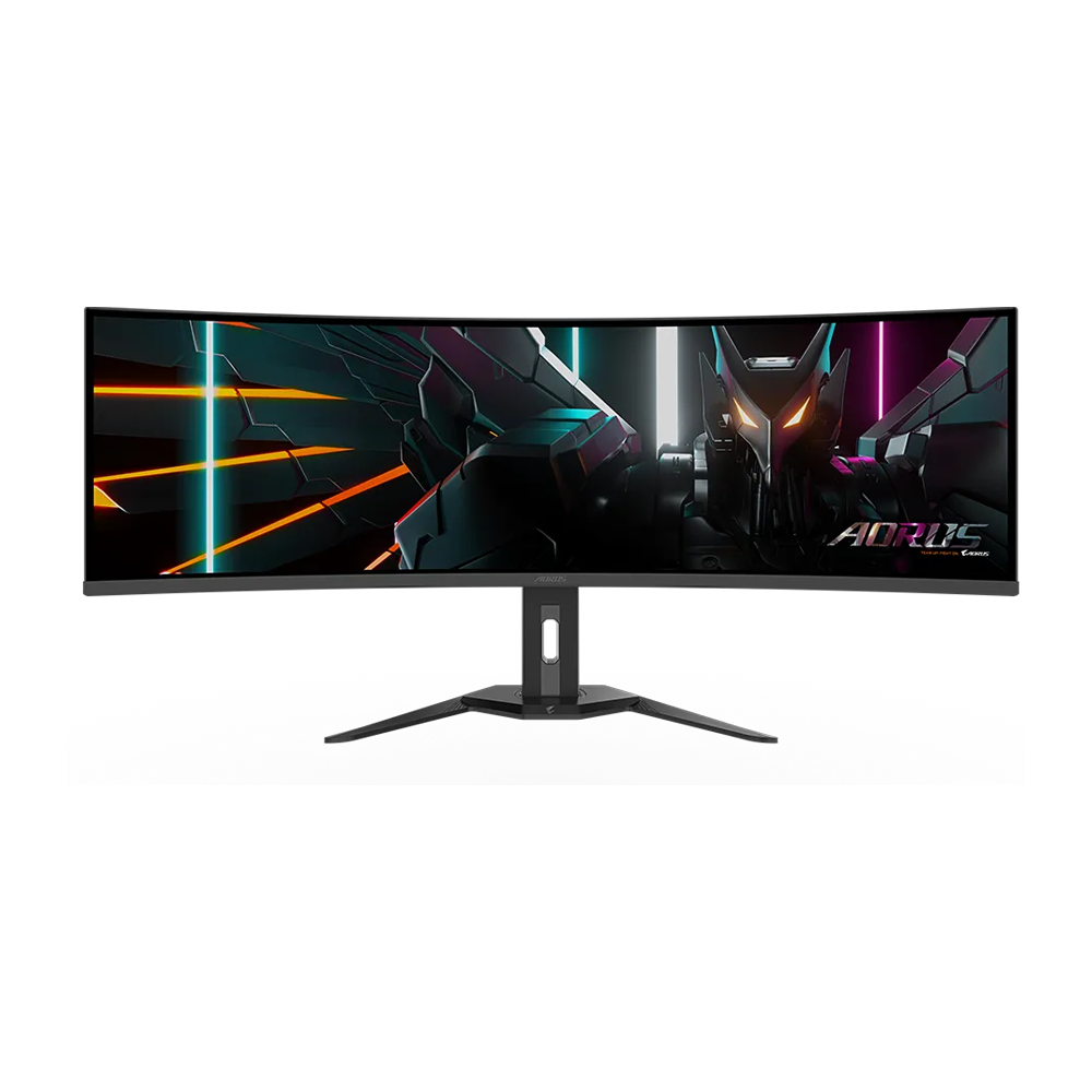 GIGABYTE AORUS CO49DQ 49 Inch 144Hz QD-OLED DUAL QHD HDMI 2.1 0.03ms Edge Gaming Monitor - Black