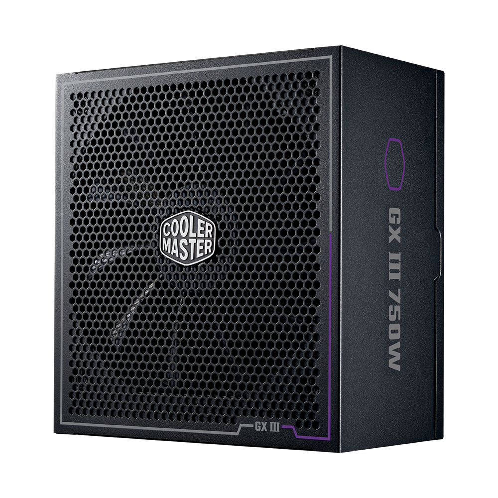 COOLER MASTER GX3 750W Gold 80 Plus Modular A/UK Cord Power Supply - Black