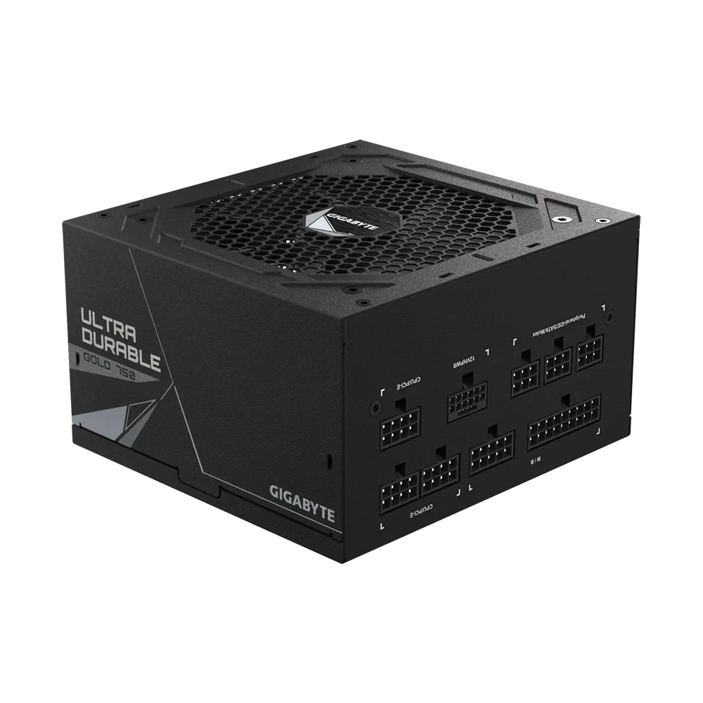 GIGABYTE UD750GM 750W PG5-Gen5 80 Plus Gold Fully Modular Power Supply - Black
