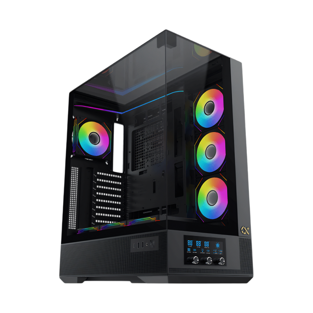 XIGMATEK VISION PRO ARGB LED ATX Case - Black
