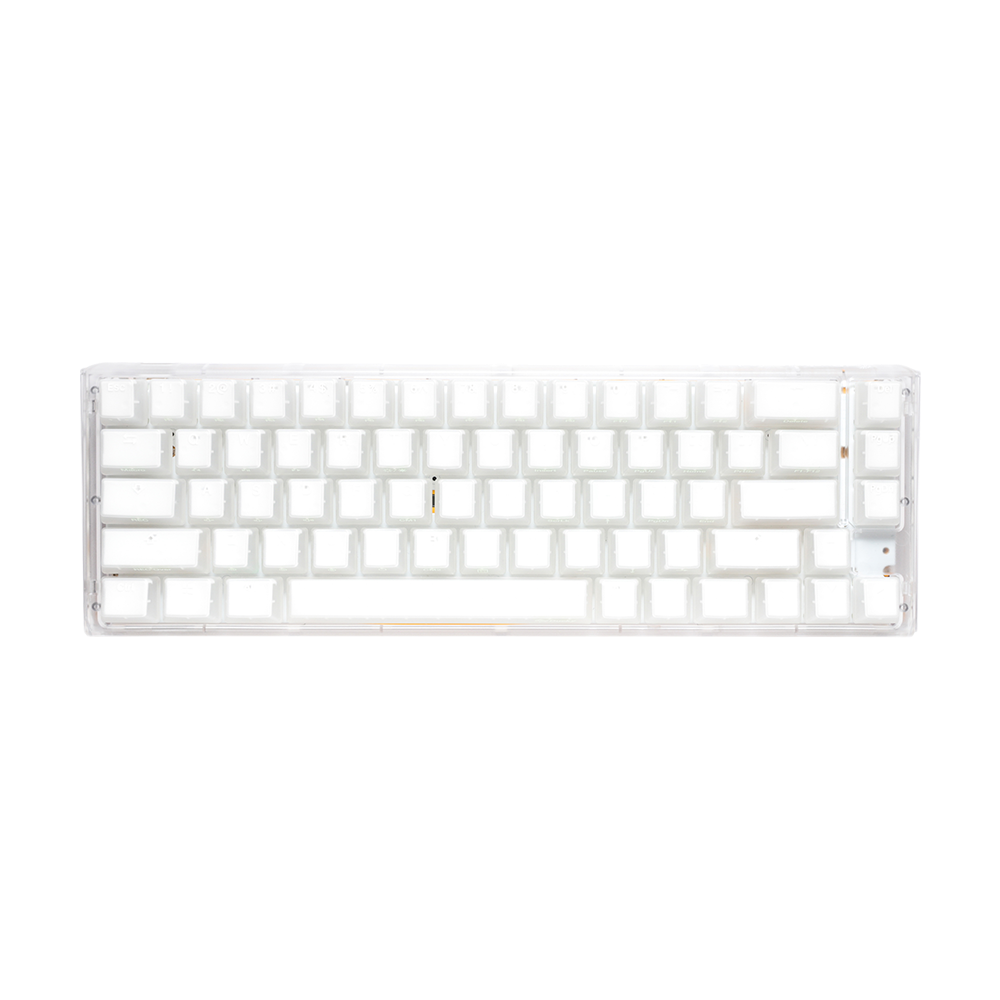 DUCKY ONE 3 SF HOT SWAP Blue Switch Cherry RGB Wired Mechanical Gaming Keyboard Arabic - Aura White