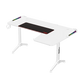 Twisted Minds Corner Gaming Desk RGB Right White