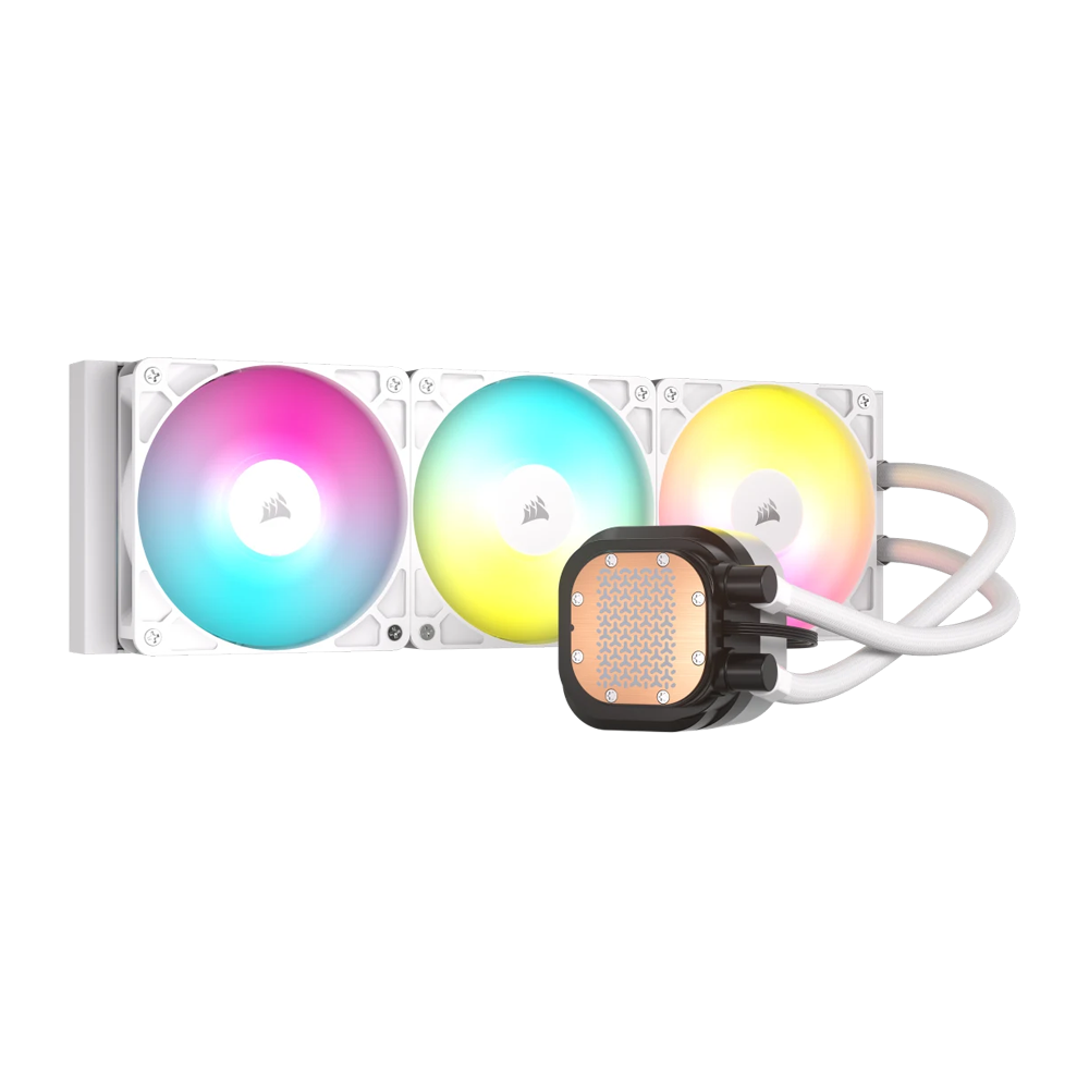 CORSAIR NAUTILUS 360 RS ARGB Liquid CPU Cooler - White