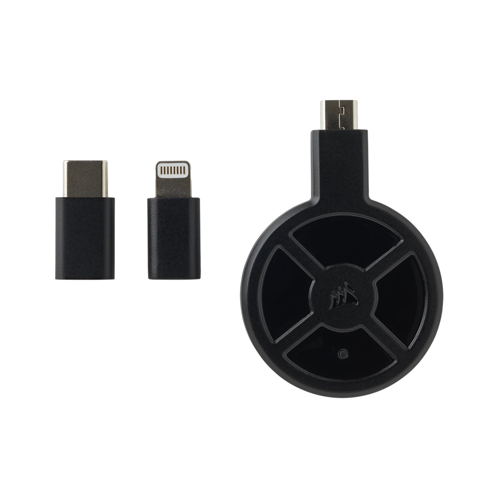 CORSAIR MM1000 Qi Wireless Charging Mouse Pad - Black