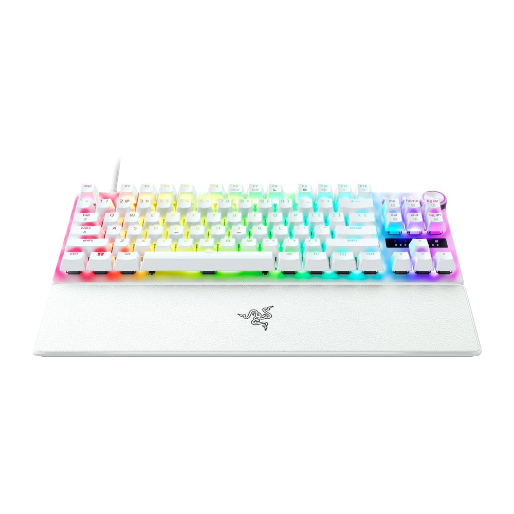 RAZER Huntsman V3 Pro Tenkeyless Wired Gaming Keyboard - White