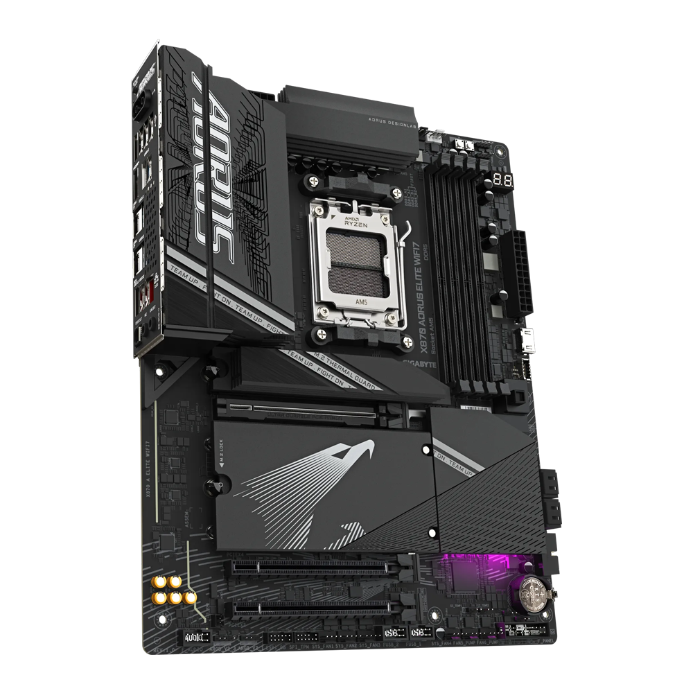 GIGABYTE X870 AORUS ELITE WIFI7 1.0 DDR5 Motherboard - BLACK