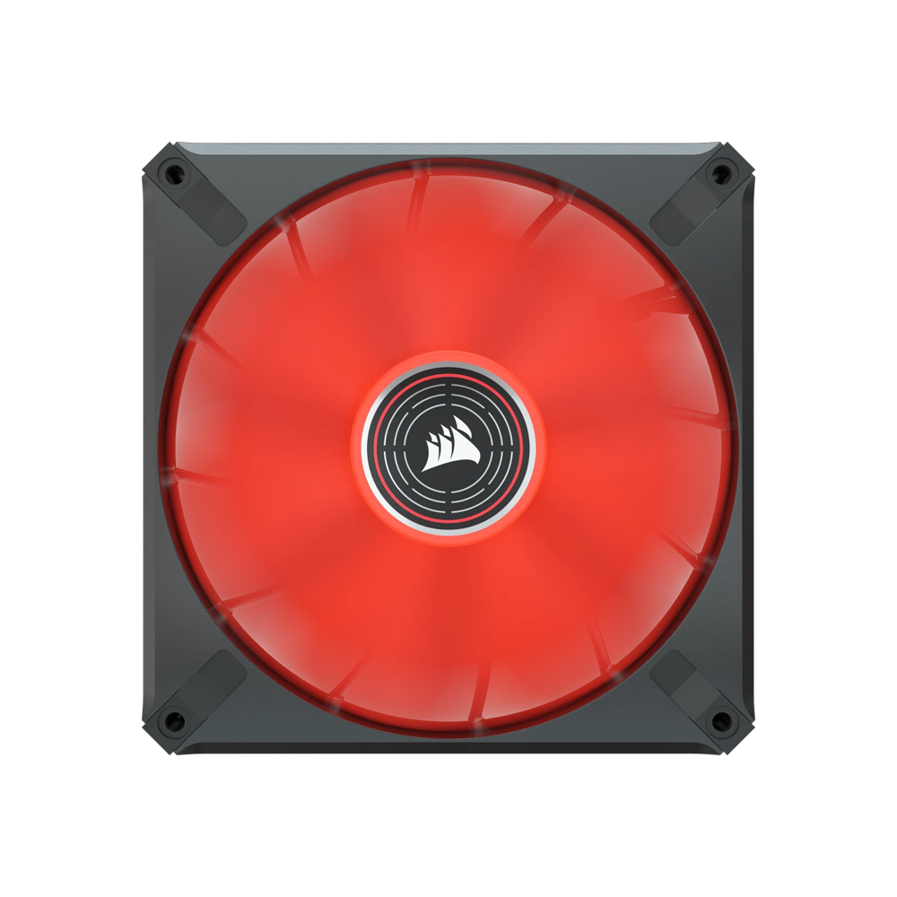CORSAIR ML140 LED ELITE Premium 140mm PWM Magnetic Levitation Fan - Red