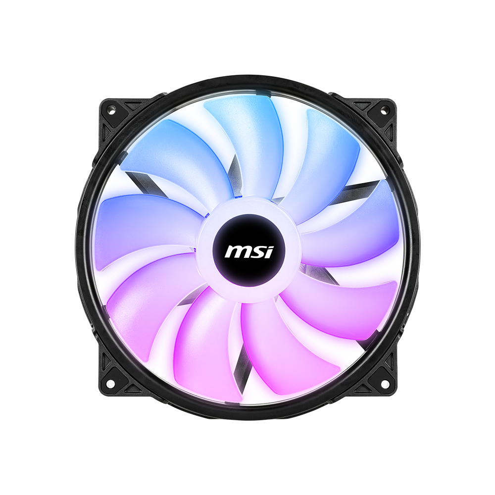 MSI MAG MAX F20A-1 200mm ARGB Case Fan - Black