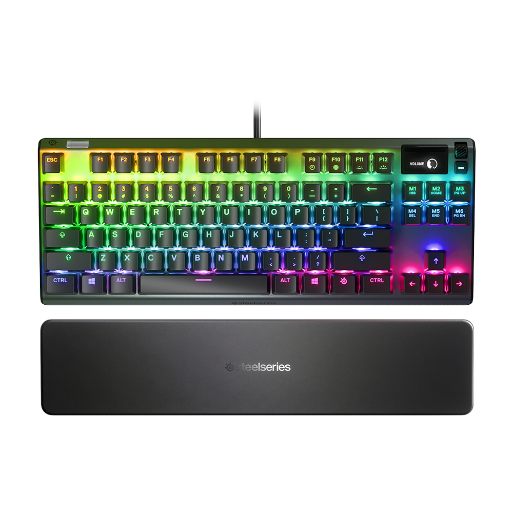 STEELSERIES APEX PRO TKL RGB HyperMagnetic Switch Wireless Mechanical Keyboard - Black