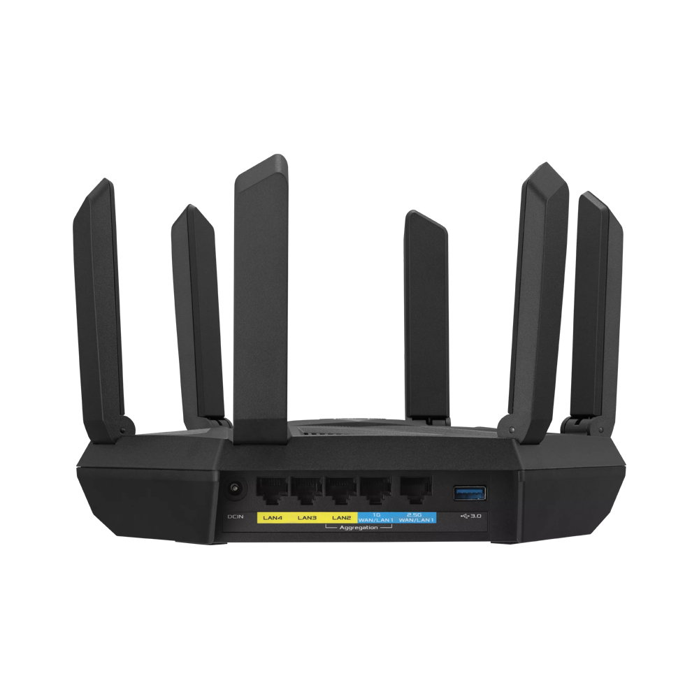 ASUS RT-AXE7800 Tri-Band WiFi 6E Router - Black
