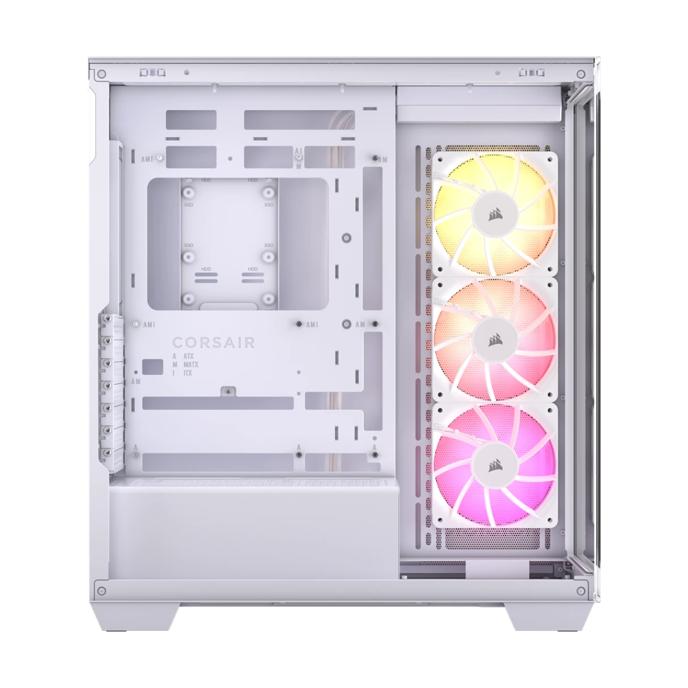 CORSAIR 3500X ARGB Mid Tower Case - White
