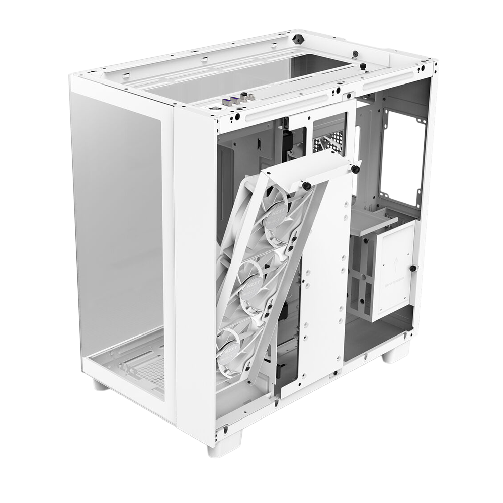 NZXT H Series H9 Flow Edition ATX Mid Tower - White