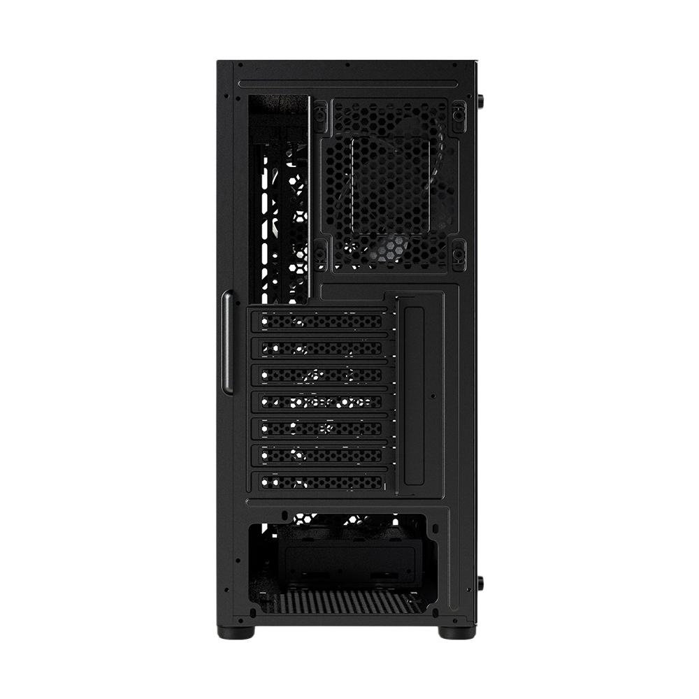 FSP CMT192 Tempered Glass USB 3.0 4 RGB Fans Mid Tower Case - Black