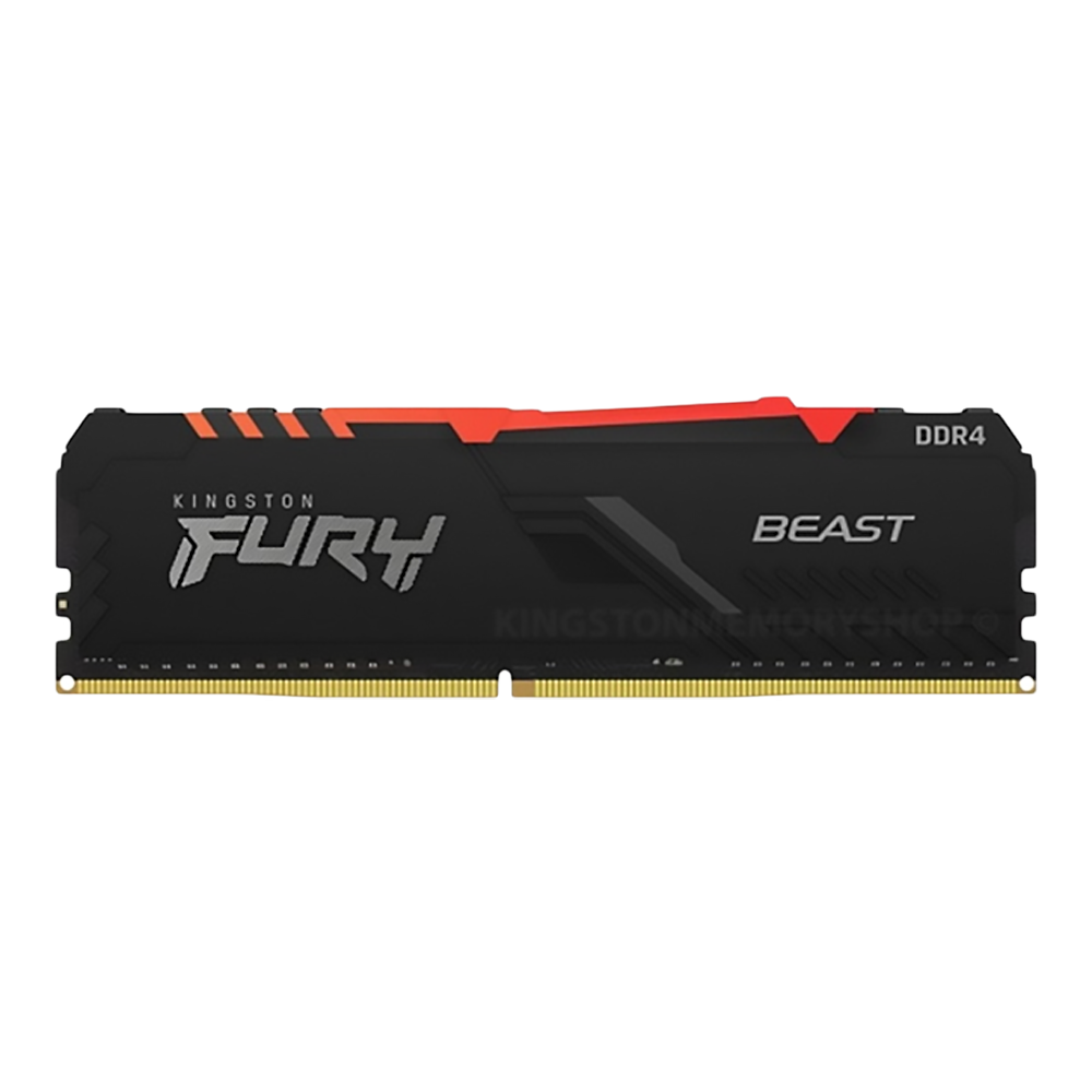 Kingston Fury Beast RGB 8GB 3600MHz DDR4 CL17 Desktop Memory