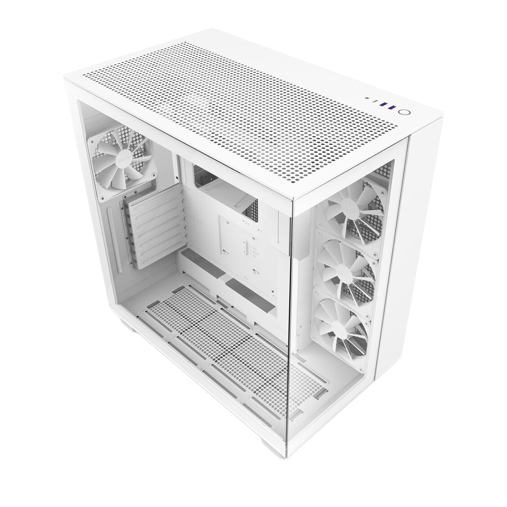 NZXT H Series H9 Flow Edition ATX Mid Tower - White