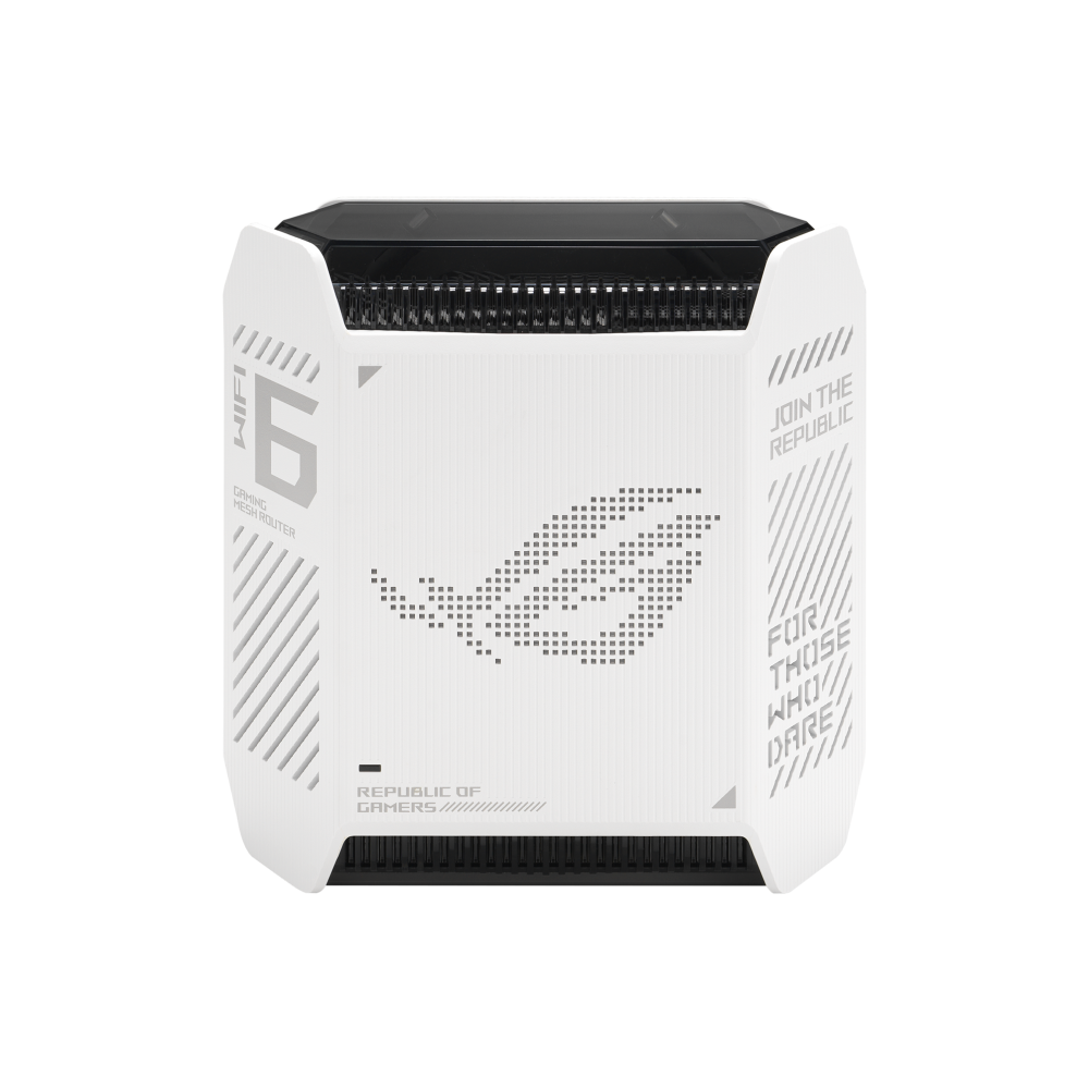 ASUS ROG Rapture GT6 Whole Home Mesh Wi-Fi 6 1-Pack System - Moonlight White