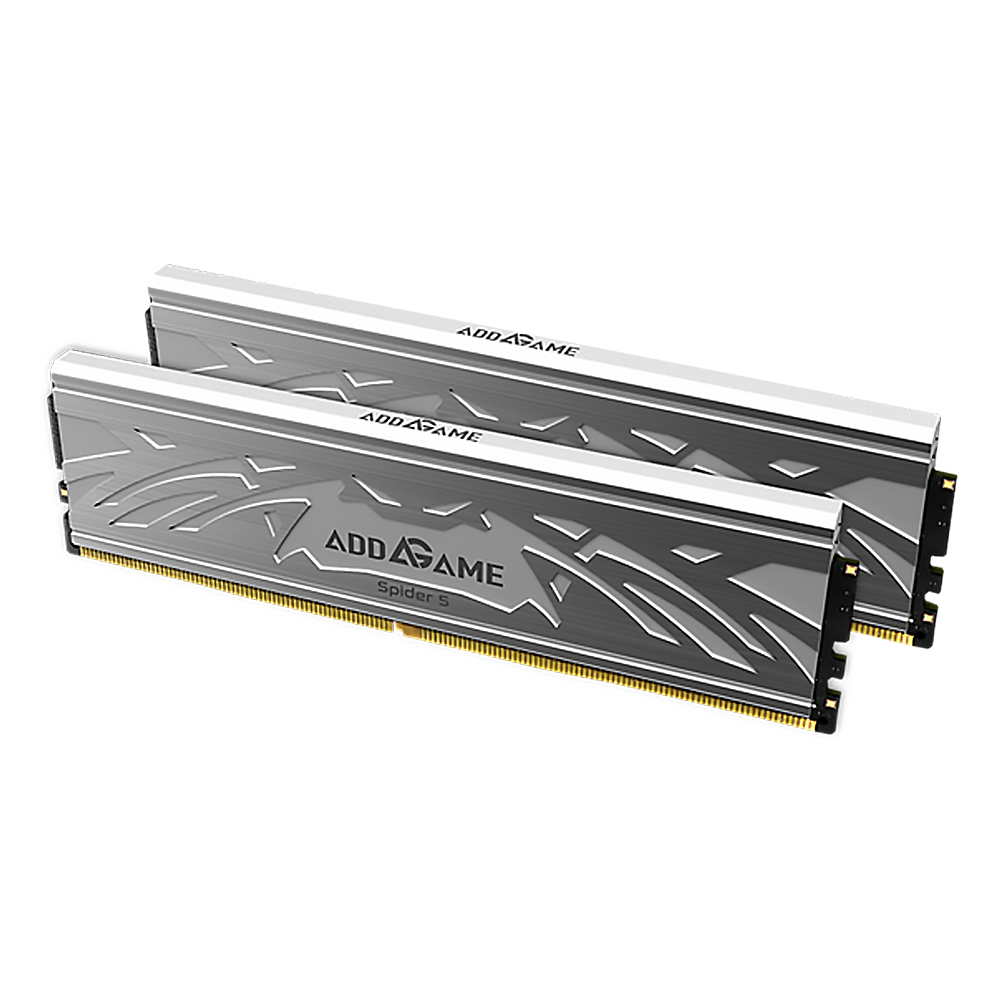 Addlink 16GBx2(32GB Kit) DDR5 4800MT/s CL40 Unbuffered DIMM 288Pin With Heatsink (Silver)