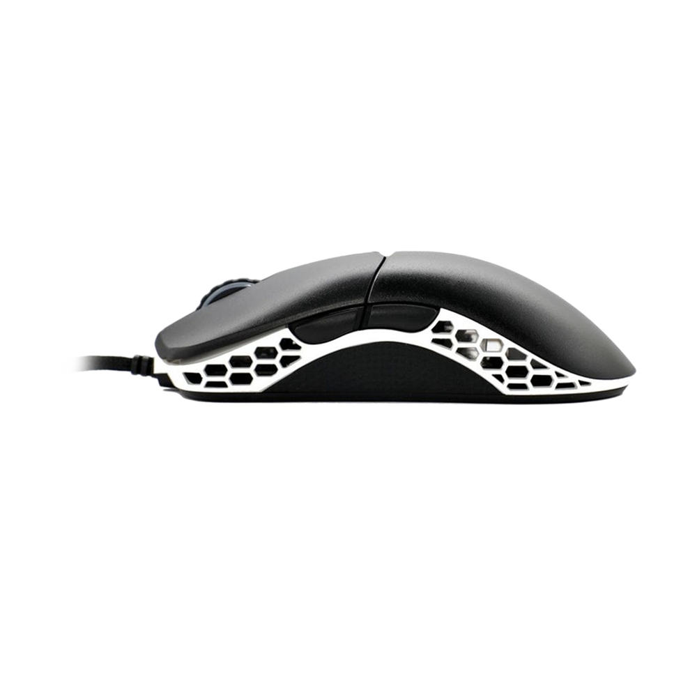 DUCKY FEATHER RGB Wired Kailh Switch Gaming Mouse - Black/White