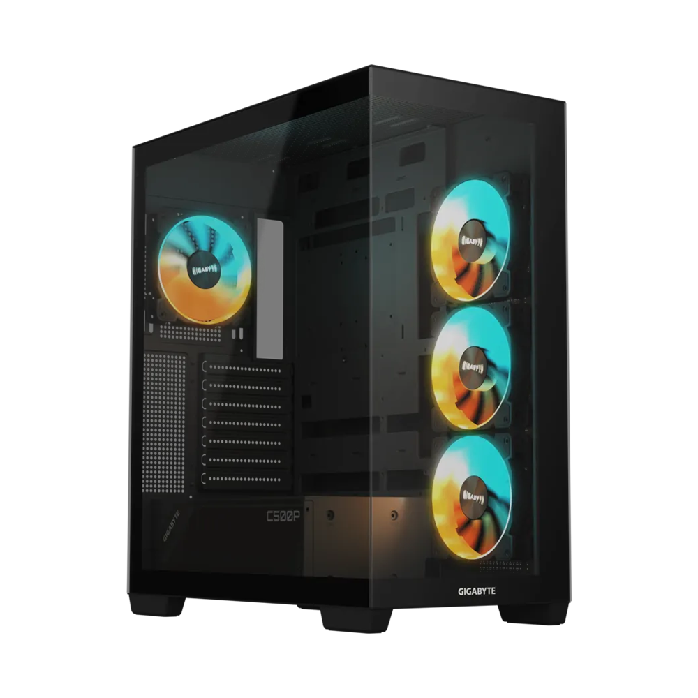 GIGABYTE C500 PANORAMIC STEALTH Mid Tower Case - Black