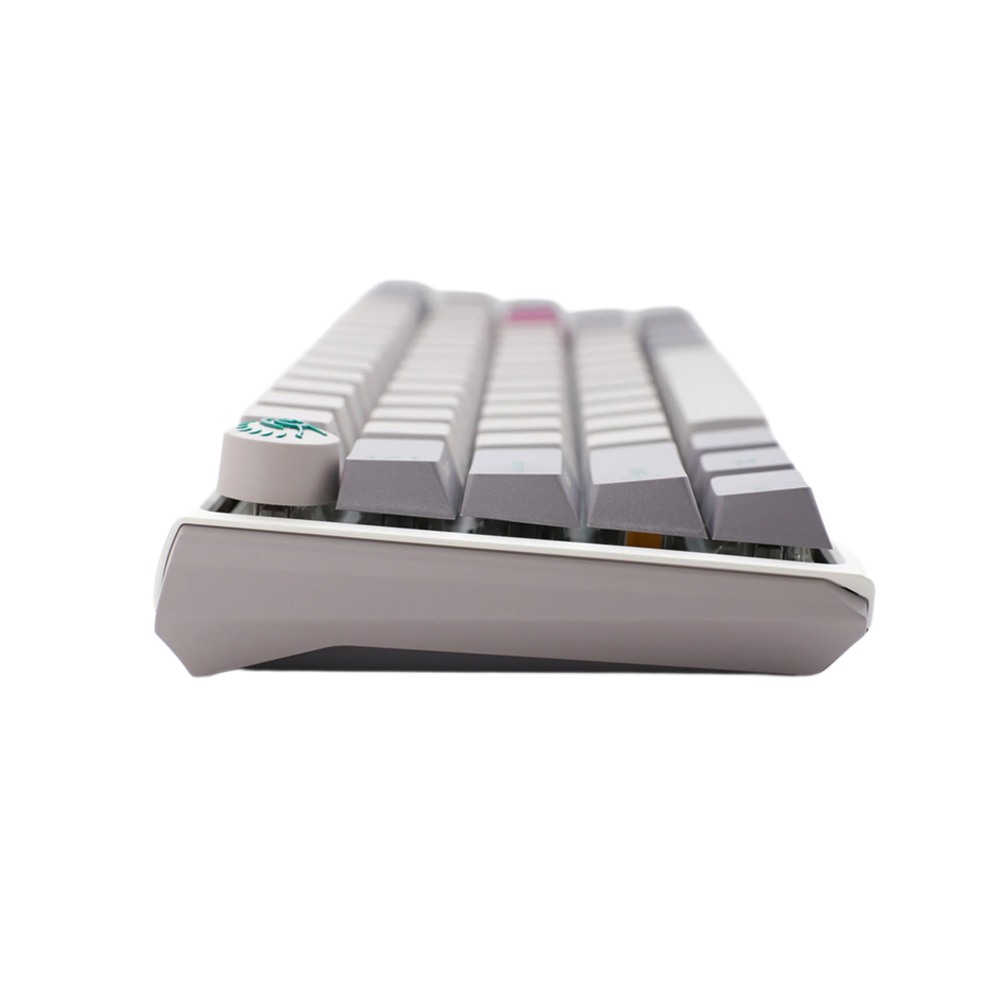 DUCKY ONE 3 SF PBT HOT SWAP Blue Switch Cherry RGB Wired Mechanical Gaming Keyboard Arabic - Mist Grey