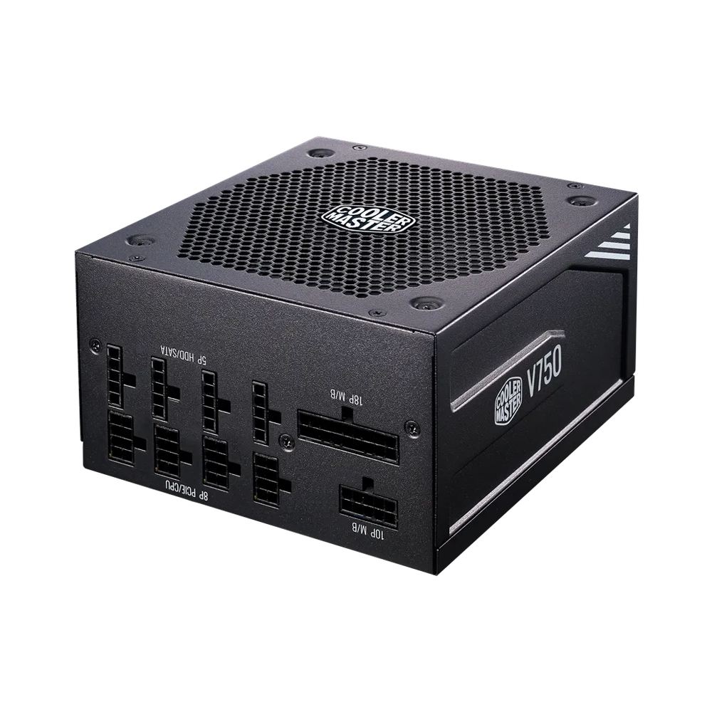 COOLER MASTER V750 750W V2 80 Plus Gold Power Supply - Black