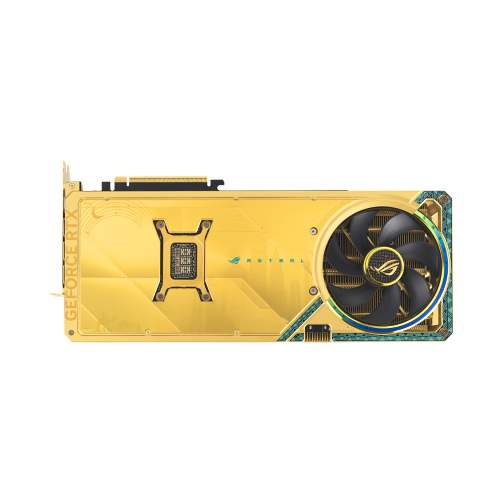 ASUS ROG ASTRAL GeForce RTX 5080 OC 16GB Dhahab Edition Graphics Card - Gold