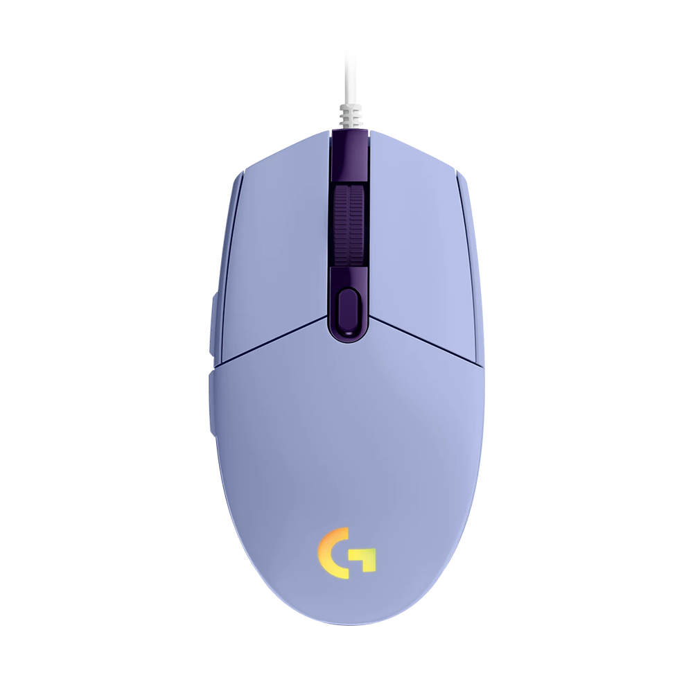 LOGITECH G203 LIGHTSYNC RGB Wired Gaming Mouse - Lilac