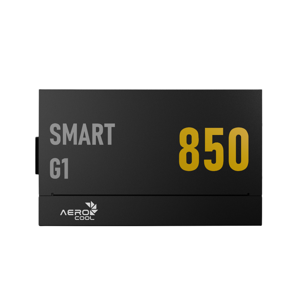 AEROCOOL SMART G1 - 850W 80 Plus Gold Power Supply - Black