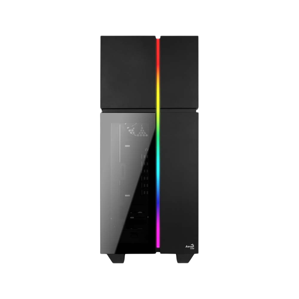 Aerocool Playa G-BK-V3 RGB Mid Tower Case - Black
