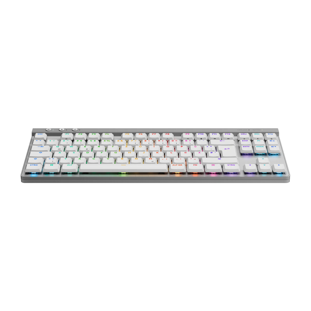 LOGITECH G515 LIGHTSPEED TACTILE TKL Low Profile RGB Wireless Gaming Keyboard - White
