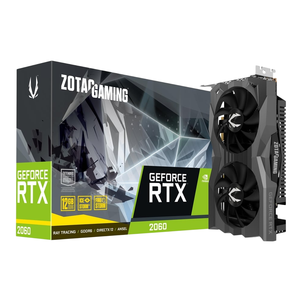 ZOTAC GAMING NVIDIA GEFORCE RTX 2060 12GB GDDR6 Graphic Card - Black