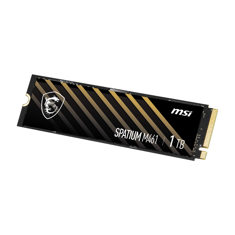MSI SPATIUM M461 M.2 2280 PCIe GEN4x4 NVMe SSD (R:5,000 MB/s W:3,200 MB/s) - 1TB