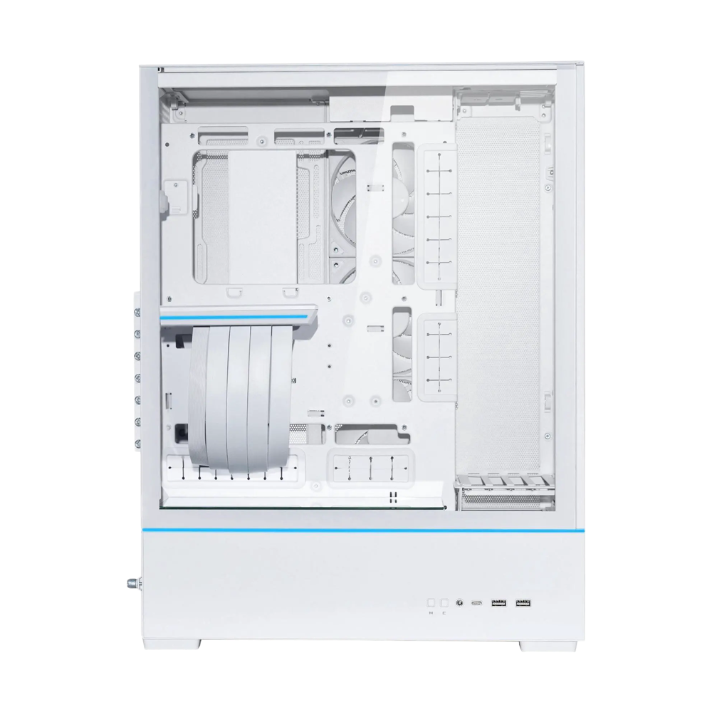 LIAN LI SUP01 ATX Mini Tower Gaming Case ( 3 PWM fans ) - White
